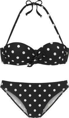 Produktbild von LASCANA Bikini-Hose schwarz-weiß Größe 36