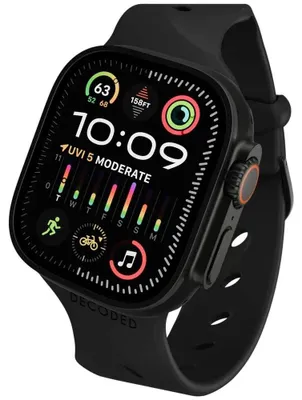 Productafbeelding van Decoded Ares Splice, Kapela, Slimme horloge, Zwart, Apple, Apple Watch 44mm / 45mm / 46mm / 49mm, Siliconen