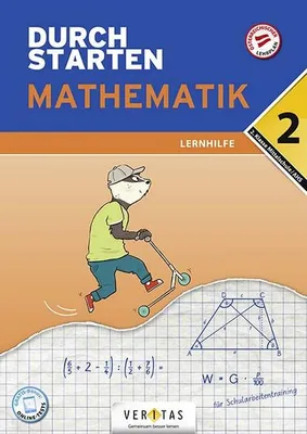 Produktbild von Durchstarten 2. Klasse - Mathematik Mittelschule/AHS - Lernhilfe