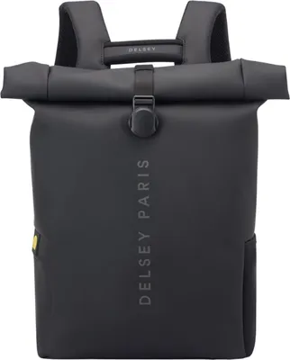 Immagine prodotto di DELSEY PARIS zaino per il tempo libero zaino con scomparto per laptop Turenne Soft Rolltop Backpack 26L Black nero