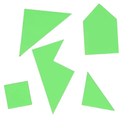 Immagine prodotto di Puzzle Tangram in schiuma, 4 pezzi