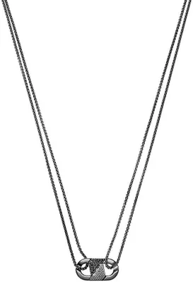 Immagine prodotto di Collane   Con ciondolo Emporio Armani Nero Da 50 cm a 70 cm  Collezione Couples - uomo