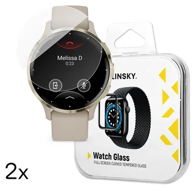 Obrázek produktu pro Wozinsky Full Glue Tvrzené sklo pro Garmin Venu 3S 41Mm (2 ks)