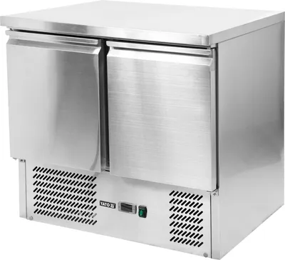 Immagine prodotto di Tavolo refrigerante con piano di lavoro, 2 porte, 170W, 240L, dimensioni 900 x 700 x 870 mm