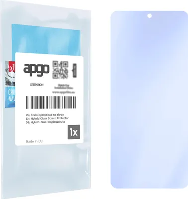 Produktbild von apgo Displayschutzglas für Xiaomi Mi 10i 5G Bildschirmschutz, 9H Hybrid Schutzglas mit Keramikbeschichtung [Glänzend, Full Glue]