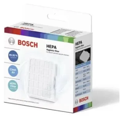 Produktbild von Bosch HEPA-Filter fr Staubsauger BBZ156HF, fr Allergiker, 99,95% Bakterienfilterung, passend fr Reihen GS10, GS20, GL-20, GL-25 MoveOn Mini, GL-30, GL-35 MoveOn, GL-40, GL-40S Cosyy'y