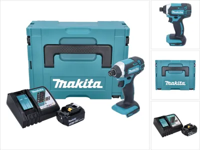 Produktbild von Makita DTD 152 RM1J 18V Li-Ion Akku Schlagschrauber im Makpac mit 1x 4,0 Ah Akku und 1x Schnell Ladegerät