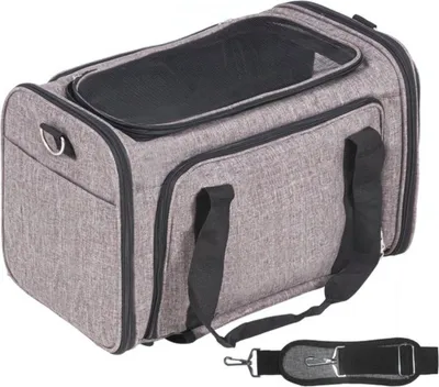 Produktbild von Bolt Edge Hundetrolley & Kattentransporter – Faltbare Haustier-Rucksackwagen mit 4 Rädern – Für Hunde & Katzen – Robust und Langlebig – Max. 11,3kg Tragfähigkeit – Mit Aufbewahrungstaschen