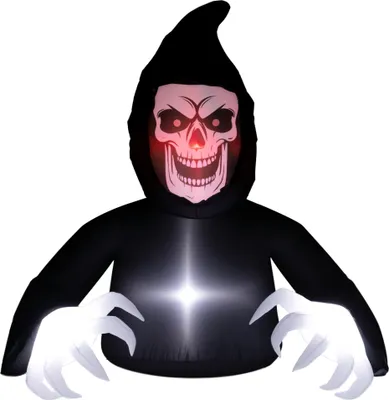 Produktbild von Aufblasbare Halloween-Dekoration, Sensenmann, LED-Leuchten, Gebläse, Kabel