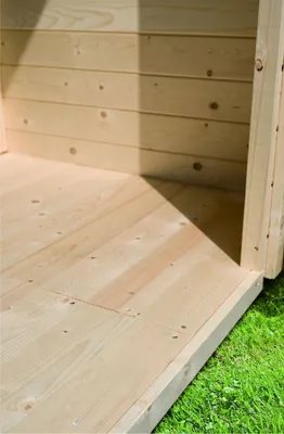 Produktbild von Karibu Fußboden für Sockelmaß 4,00 x 2,13 m (B x T) naturbelassen 4,00 x 2,13 m (B x T)