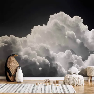 Produktbild von Selbstklebende Folie Fototapete - Discover the Endless Play of Sunlight – Clouds and Shadows in the Sky 441x315 cm Muster b-H-10042-a-a