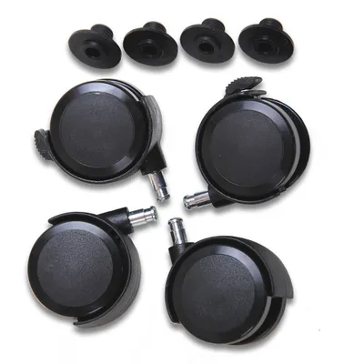 Produktbild von babybay Rollensatz Parkett für alle Modelle, schwarz