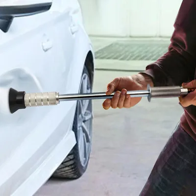 Immagine prodotto di Estrattore ammaccature per carrozzeria auto - Martello pneumatico a vuoto - 3 ventose - Set di ventose - Riparazione carrozzeria