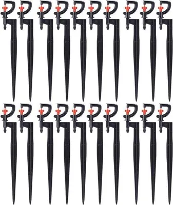Obrázok produktu pre 360° otočný zavlažovač na trávnik – 20-dielna sada – pre záhradníctvo – príslušenstvo – farebný – G-Sprinkler