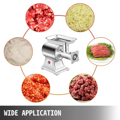 Produktbild von Hackfleischmaschine – Elektrische Edelstahl-Küchenmaschine und Wurstfüller, 1100W