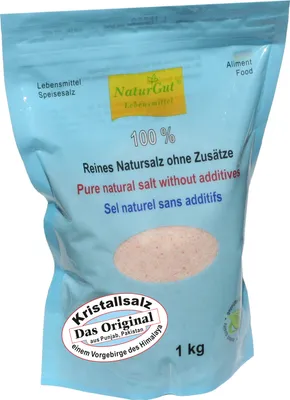 Produktbild von Kristallsalz - fein gemahlen Vorgebirge des  (Punjab Pakistan) 1Kg
