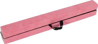Produktbild von Zusammenklappbarer, 270 cm langer, pinkfarbener Turnbalken für Kinder