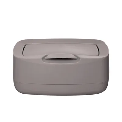 Produktbild von ZEWI bébé-jou Feuchttücherbox Easy wipe Light Grey, Braun, Einfarbig, Polypropylen (PP), Polystyrol, Junge/Mädchen, 80 mm, 240 mm