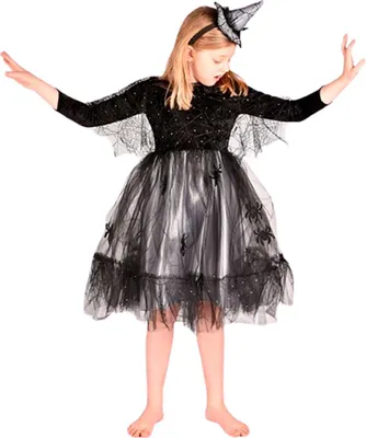 Imagen del producto de Disfraces "Den Goda Fen" de bruja con accesorios, talla 110-116 cm, para niños de 4 a 6 años