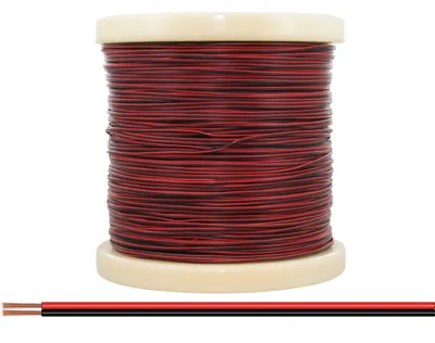 Immagine prodotto di Zwillingslitze 0,14 mm² / 500 m rot-schwarz