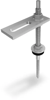Produktbild von K2 Systems 2000121, Bolzen, Aluminium, Edelstahl, Beton, Faserplatte, Hex, M10, Teilgewinde