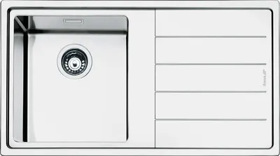 Zdjęcie produktu dla Smeg LFT861D, Zlew zamontowany na szczycie, Prostokątny, Stal nierdzewna, Stal nierdzewna, 1 mis(y), Prostokątny