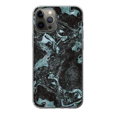 Produktbild von MuchoWow® Handyhülle Schutzhülle Hülle für iPhone 12 Pro Marmor - Naturstein - Luxus Silikon Softcase Handy Hülle - Abdeckung