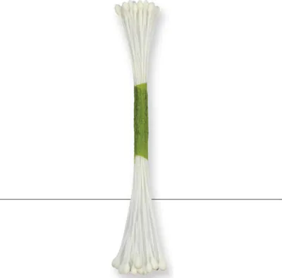 Produktbild von JEM Deko Kugel Blütenpollen Weiß Medium 50Stk.