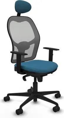 Image de Chaise de bureau Piqueras y Crespo 1D036N1 Gris pétrole vert