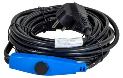 Produktbild von horizont Frostschutz-Heizkabel 230 V – 10 m - Heizband mit Thermostat für Wasserleitungen, frostfrei bis -45 °C