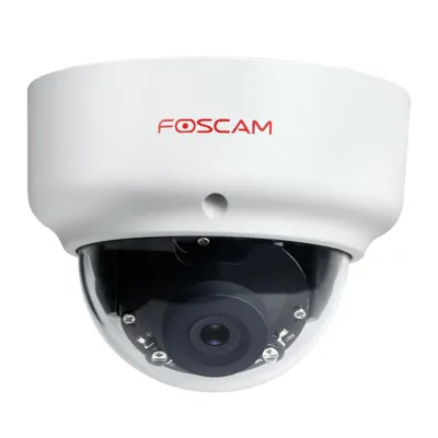 Produktbild von Foscam D2EP Full HD 2MP PoE Dome Überwachungskamera mit Nachtsicht bis zu 20 Meter