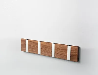 Produktbild von Wandgarderobe KNAX 4er walnuss (104112)