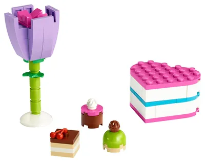 Produktbild von LEGO® Friends 30411 Pralinenschachtel & Blume - Ideales kleines Geschenk