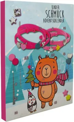 Produktbild von Adventskalender für Schmuck – 38 cm – aus Silikon – eine Überraschung für Mädchen