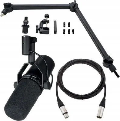 Zdjęcie produktu dla Zestaw Shure SM 7 B Podcast Bundle Mikrofon Dynamiczny ramię i kabel