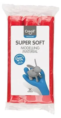 Productafbeelding van Creall Creall Superzacht Kleiblok Rood 500g