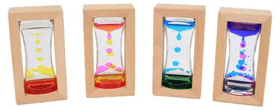Produktbild von Premium Aqua Sanduhr schwebende Tropfen bunt gemischt (Farbe nicht wählbar)