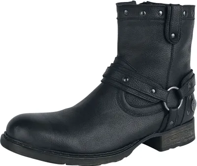 Produktbild von Rock Rebel by EMP Herren schwarze Boots mit Nieten EU45