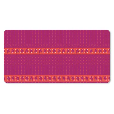 Produktbild von MuchoWow® Mauspad Mousepad Elefant - Design - Rosa 60x30 cm - Mousepads - Maus Mat - Pad - Mausunterlage - Nachhaltig