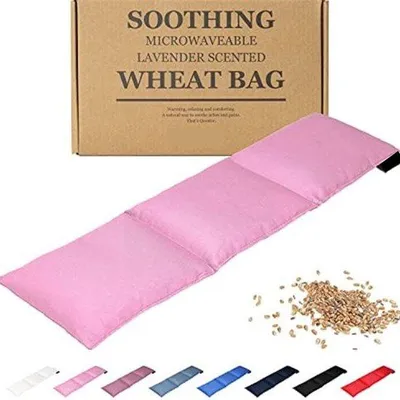 Produktbild von Famanu Wärmekissen für Mikrowelle - Lavendel- und Weizenfüllung - Rosa