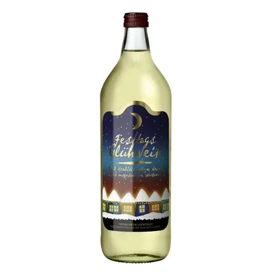 Produktbild von Festtags Glühwein - weiß 9,7 % Vol. 1L