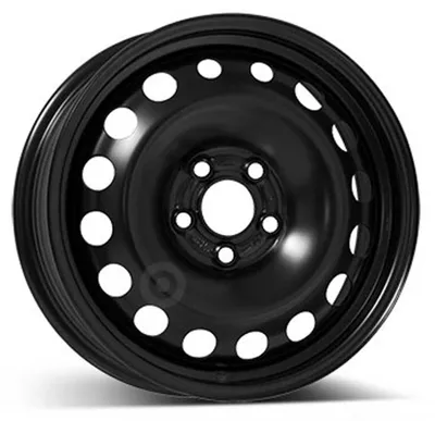 Produktbild von 16 Zoll Stahlfelge ALCAR 16"x6.5" 5x107.95 PCD ET50 63.40mm Felge Silber