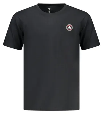 Produktbild von Schwarzes Herren Kurzarm-T-Shirt mit Logo-Druck und Rundhals