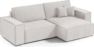 Produktbild von Intenso Ecksofa mit Schlaffunktion Poso Mini, Hellgrau