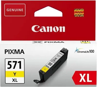 Immagine prodotto di Cartuccia d'inchiostro, Canon CLI-571 XL, giallo, alta capacità, per serie MG5750, MG6850 e MG7750