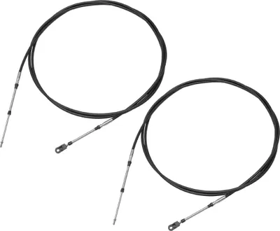 Produktbild von 2 Stück 400cm 13FT 33C/3300 Marine Boot Gashebel Steuerkabel Schwarz