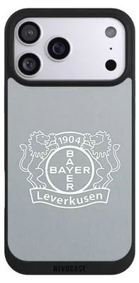 Produktbild von NIVOCASE Handyhülle für Apple iPhone 17 Pro Max  Hülle NIVOpure Case Schwarz Bayer 04 Leverkusen Offizielles Lizenzprodukt Wappen
