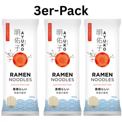 Produktbild von 3er-Pack AYUKO Ramen Nudeln 300g