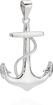Produktbild von Schiffs Anker Kettenanhänger 925 Silber 24x19mm Maritim Amullet Motivanhänger