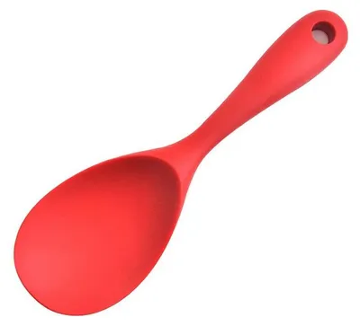 Produktbild von Reislöffel hitzebeständig, Silikon, mit Aufhängeloch, 1 Stück, für die Küche